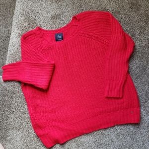 Red American Eagle sweater